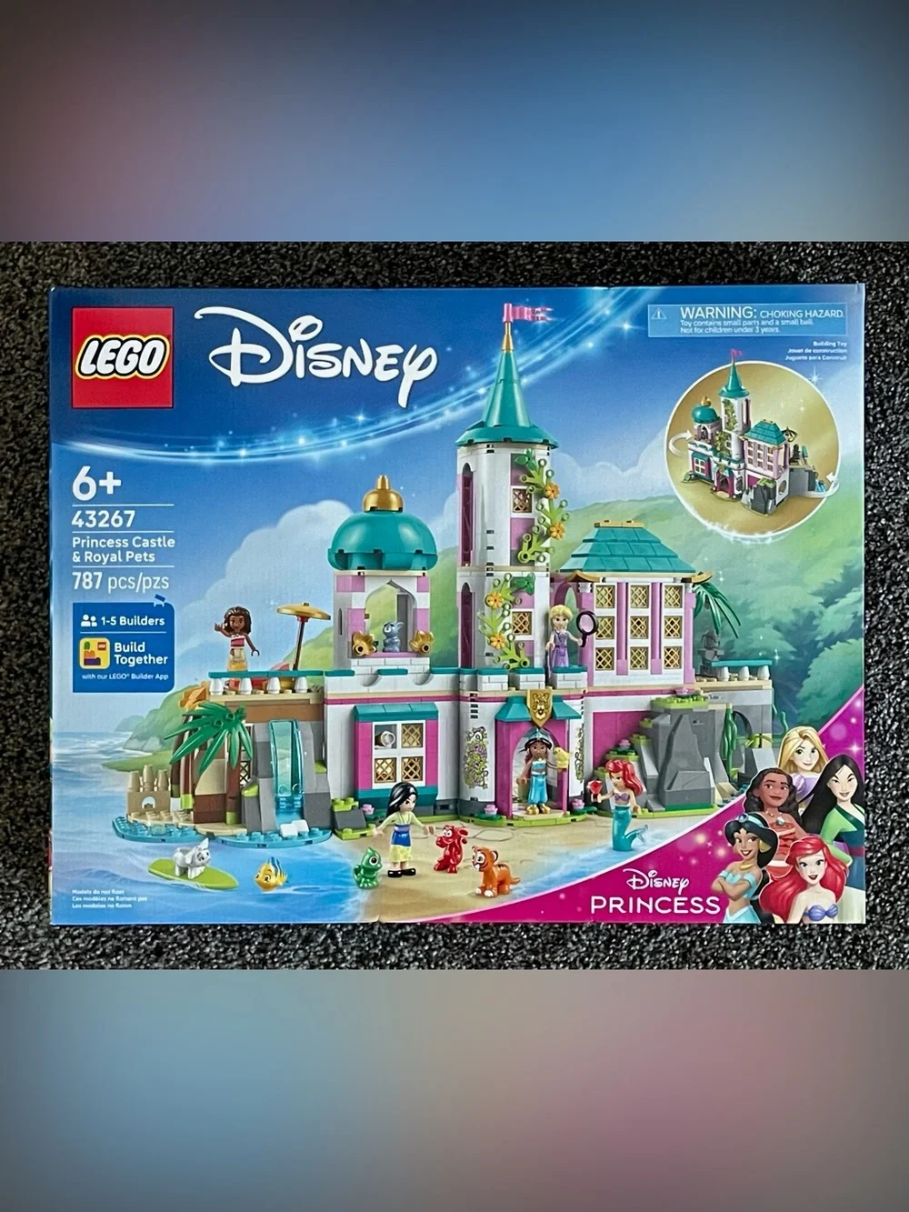 LEGO Disney Princess Castle & Royle Pets . 787 pieces New!